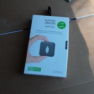 Sold - NEW Native Union Jump Cable Battery Solution